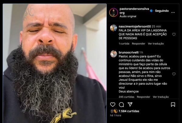 Anderson Silva diz que Rina ‘desfigurou o rosto da esposa’ e diz que Bola de Neve ‘acabou’