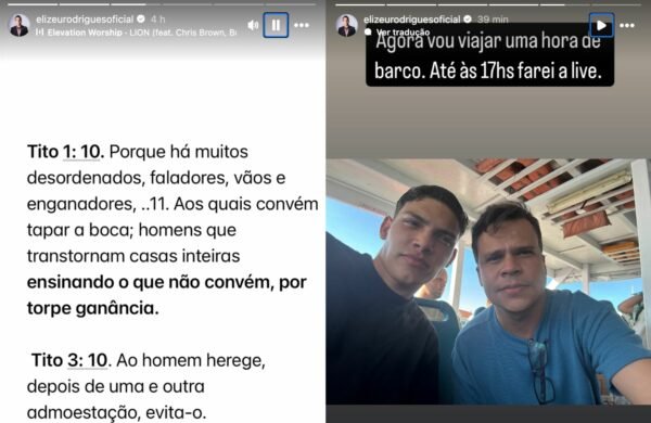 Novo capítulo na briga: Leonardo Sale vaza ligação com Elizeu Rodrigues