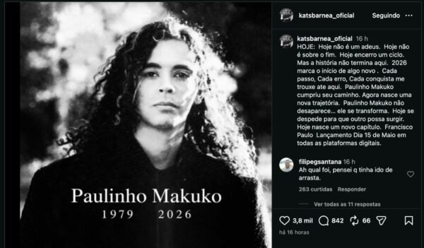 Post do Katsbarnea insinua morte de vocalista e enfurece fãs da banda